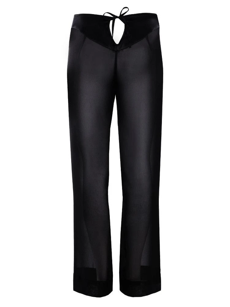 Chiffon Hose VIOLA Schwarz Von Diamor 7 Chiffon Hose VIOLA Schwarz Von Diamor – Bild 5