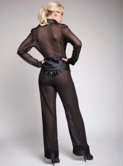 Chiffon Blazer VIOLA Schwarz Von Diamor 9 Chiffon Blazer VIOLA Schwarz Von Diamor -Pink Zebra tuell satin blazer hose viola schwarz 1691 1659 d219 diamor 1