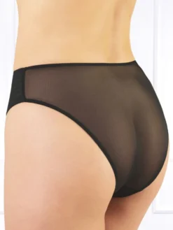 Slip LORETTA Microtüll Uni Von Cotton Club Rubino -Pink Zebra tuell slip loretta schwarz cotton club rubino