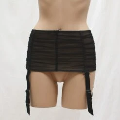 Strapsgürtel TULLE FRONCÉ Von Chantal Thomass -Pink Zebra tuell strapsguertel tulle fronce schwarz chantall thomass 1