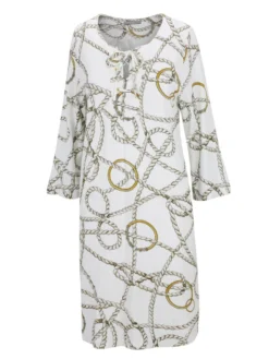 Tunika LONG ISLAND Von Fürstenberg -Pink Zebra tunika 21ivory 43305579 fuerstenberg