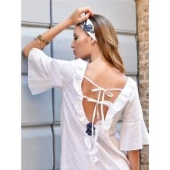 Sommerkleid Mit Lochstickerei FIORI Von Chiara Fiorini