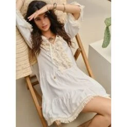 Tunika CREMA In Naturweiss Von Fiori Di Chiara