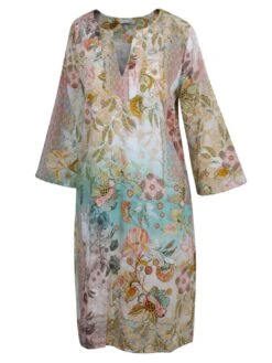 Strandtunika LIDO Apricot-türkis Von Eva B. Bitzer -Pink Zebra tunika sorbet 12311079 eva b bitzer 3