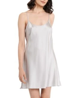 Seidenunterkleid Stretchseide SEDUZIONE DI SETA Von Gattina -Pink Zebra unterkleid seide silber 381400 seduzione di seta gattina 1