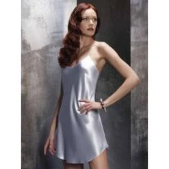 100% Seide Unterkleid CLASSICO Uni Von Luna Di Seta