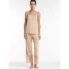 Viscose Pyjama ALCYONE Puder-beige Von Vivis -Pink Zebra viscose pyjama alcyone beige vivis 2