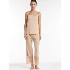 Viscose Pyjama ALCYONE Puder-beige Von Vivis