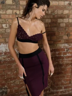 Wende-Rock MYLENE 81 Schwarz Von Pain De Sucre Suggest -Pink Zebra wende rock mylene bordeaux schwarz pain de sucre suggest