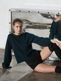 Kapuzen-Pullover AENOR 96 Mit Wolle Und Kaschmir Von Pain De Sucre Suggest -Pink Zebra wolle kaschmir pullover aenor tanne pain de sucre 3 3