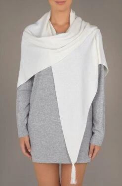 Stola YUNA 96 Von Pain De Sucre Suggest Mit Wolle Und Kaschmir -Pink Zebra wolle kaschmir yuna pain de sucre suggest 3