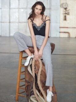 Lounge-Hose ALANA 96 Von Pain De Sucre Suggest Mit Wolle Und Kaschmir 13 Lounge-Hose ALANA 96 Von Pain De Sucre Suggest Mit Wolle Und Kaschmir -Pink Zebra wolle lounnge hose alana grau pain de sucre suggest 2