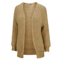 Grobstrick Bettjacke Von Eva B. Bitzer Mit Wolle Und Alpaka