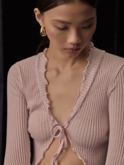 Merino Wolle-Seide Bett-Jäckchen Von Oscalito 10 Merino Wolle-Seide Bett-Jäckchen Von Oscalito -Pink Zebra wolle seide bettj ckchen 7499 632 rosewood oscalito 2