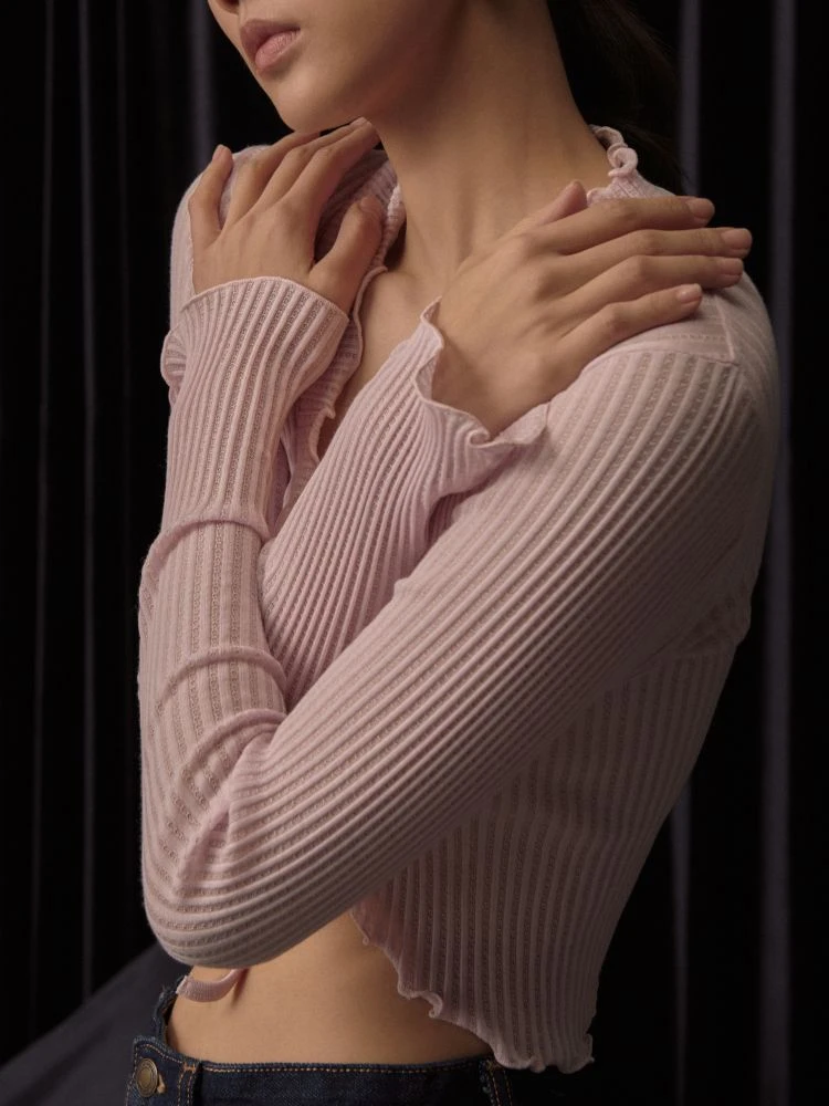 Merino Wolle-Seide Bett-Jäckchen Von Oscalito 5 Merino Wolle-Seide Bett-Jäckchen Von Oscalito – Bild 3