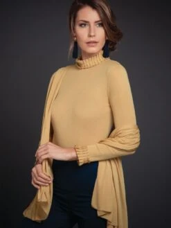 Merinowolle-Seide STOLA Schultertuch Von Artimaglia -Pink Zebra wolle seide gold 22504 28600 artimaglia