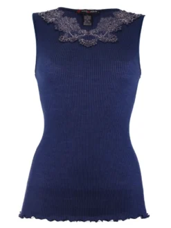 Merinowolle-Seide TOP Gerippt Von Artimaglia 11 Merinowolle-Seide TOP Gerippt Von Artimaglia -Pink Zebra wolle seide top 20505 dunkelblau artimaglia