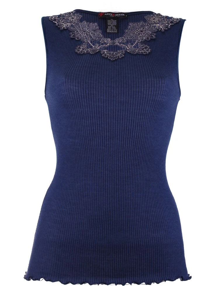 Merinowolle-Seide TOP Gerippt Von Artimaglia 6 Merinowolle-Seide TOP Gerippt Von Artimaglia – Bild 4