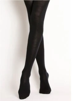 Feinstrumpfhose MERINO Mit Baumwolle Uni Von Bleuforêt -Pink Zebra wolle strumpfhose schwarz 3111 bleuforet 3 6