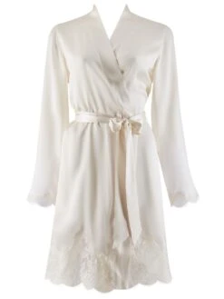 Seide Kimono TOI MON AMOUR Von Aubade -Pink Zebra z kimono seide perlmut ms65 soie d amour aubade